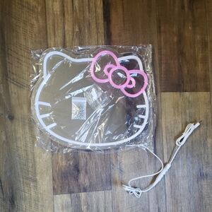 Hello Kitty Pink and White LED Wall Light With USB Cord & Hanging Accesories